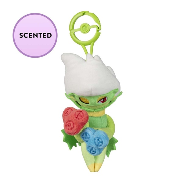 Pokémon: Roserade (Whimsy Bloom) - Pokémon Center Scented Plush Keychain / Nøglering 8cm