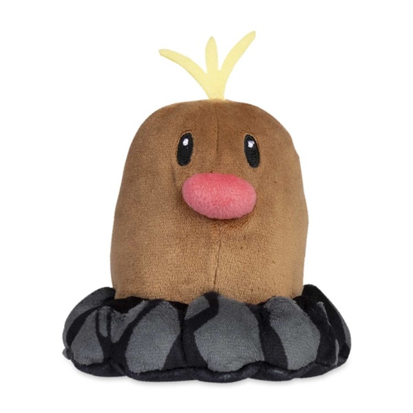 Pokémon - Alolan Diglett (Sitting Cuties) - Pokémon Center Plush/Bamse 13cm