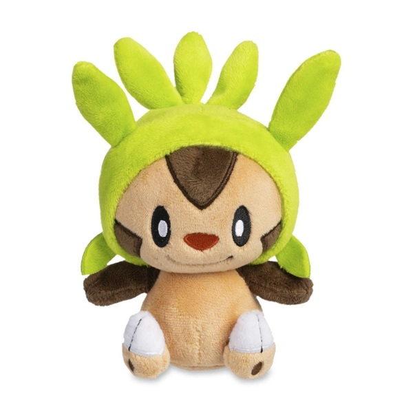 Pokémon - Chespin (Sitting Cuties) - Pokémon Center Plush/Bamse 15cm