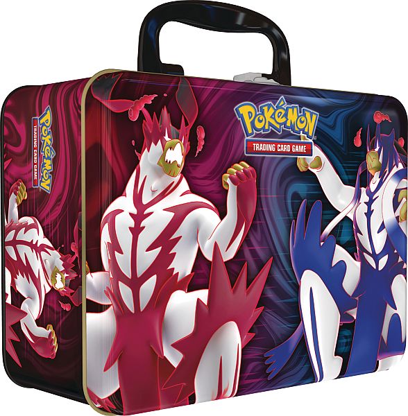 Pokemon Collector's Chest Tin 2021 Spring: Sword & Shield - 5 Boosters, Promokort, Mønter og mere! (Collectors)
