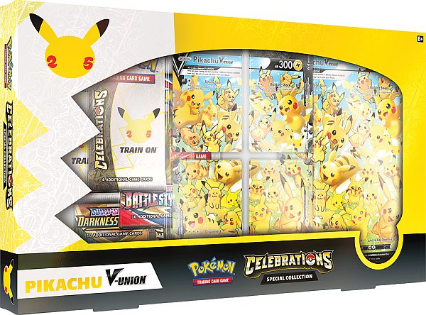 Pokemon Celebrations (25th Anniversary) - Pikachu V-Union Special Collection (6 Boosters)