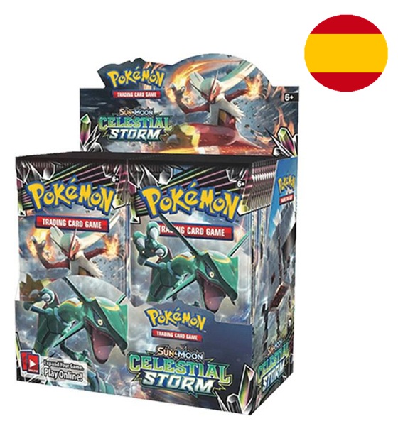 Pokemon Display (Booster Box) <b>SPANSK/SPANISH</b> - SM07 - Sun & Moon: Celestial Storm - 36 Boosters