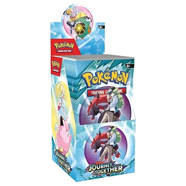 Pokemon Half-Size Display (Halv Booster Box Sealed) - SV09 - Scarlet & Violet: Journey Together - 18 Boosters