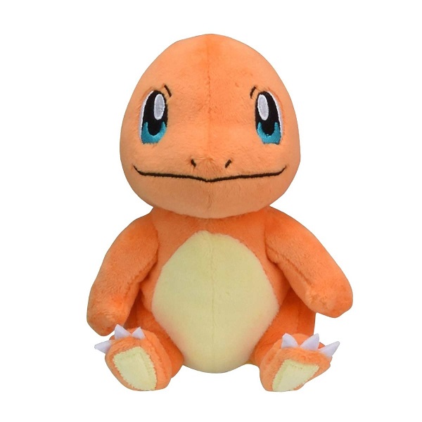 Pokemon - Charmander (Sitting Cuties) - Pokemon Center Plush/Bamse 12cm *Top Kvalitet*