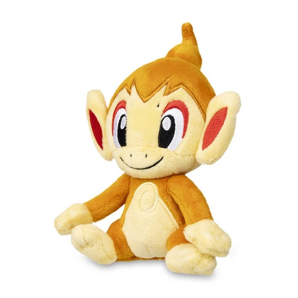 Pokemon - Chimchar (Sitting Cuties) - Pokemon Center Plush/Bamse 15cm *Top Kvalitet*