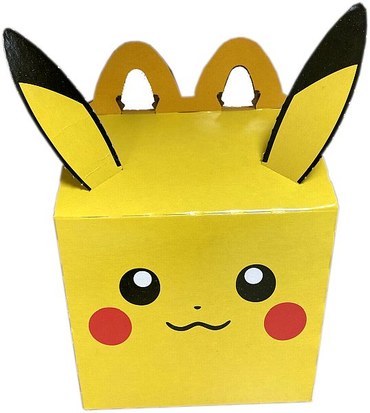 Pokemon 25th Anniversary - Special Edition McDonald's Happy Meal Empty Pikachu Box (Tom Æske)