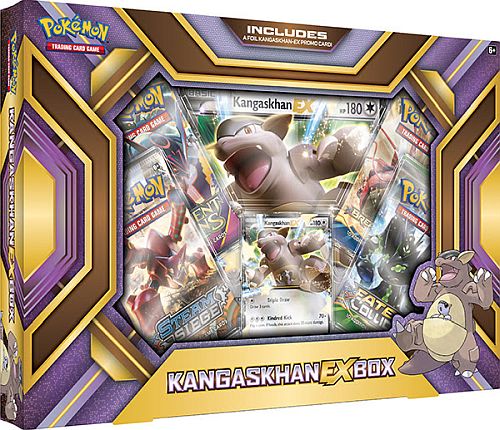 Pokemon EX Box: Kangaskhan-EX - 4 Boosters, Promo & Oversize kort