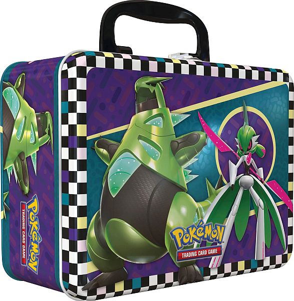 Pokemon Collector's Chest Tin 2024 Summer: Scarlet & Violet - 6 Boosters, Promokort, Mini-Album, Mønt og mere! (Collectors)