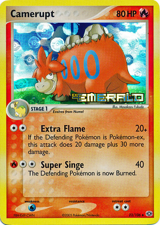 Camerupt (EX Emerald Nintendo)