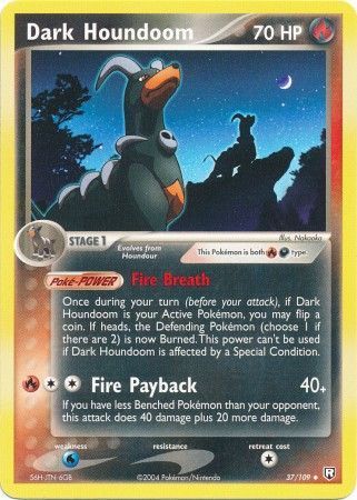 Dark Houndoom (EX Team Rocket Returns Singles Nintendo)