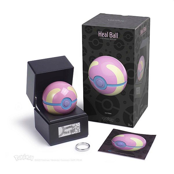 Pokémon - Diecast Pokeball Replica Sculpture: Heal Ball - 8cm