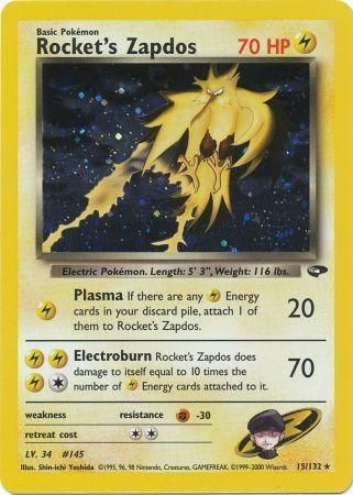Rocket's Zapdos (Gym Challenge WoTC)