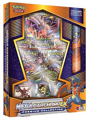 Pokemon  Mega-EX Box: Mega Garchomp-EX Premium Collection - 8 Boosters, EX og Mega EX!