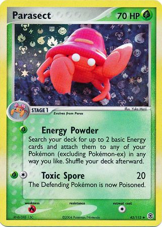 Parasect (EX Fire Red Leaf Green Nintendo)