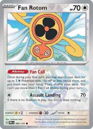 Fan Rotom - Master Ball Foil (Pokemon Scarlet & Violet: Prismatic Evolutions)