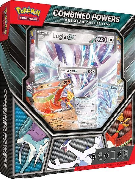 Pokemon Box: Combined Powers Premium Collection (2024) (11 Boosters, 7 Promokort & Oversize)