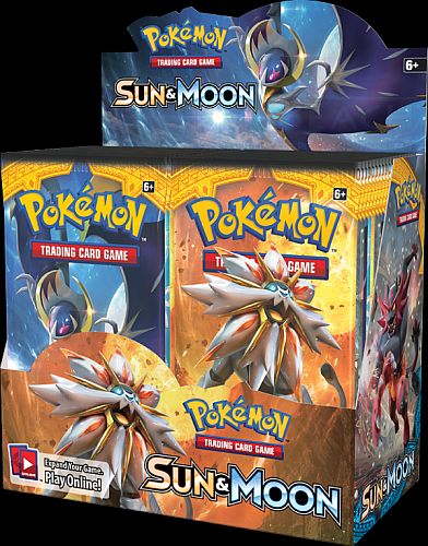 Pokemon Display (Booster Box) - SM01 - Sun & Moon: Base Set - 36 Boosters