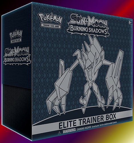 Pokemon Sun & Moon: Burning Shadows Elite Trainer Box - Turneringsboks for begyndere