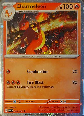 Charmeleon - Cosmos Holo Foil (Pokemon Scarlet & Violet: 151)