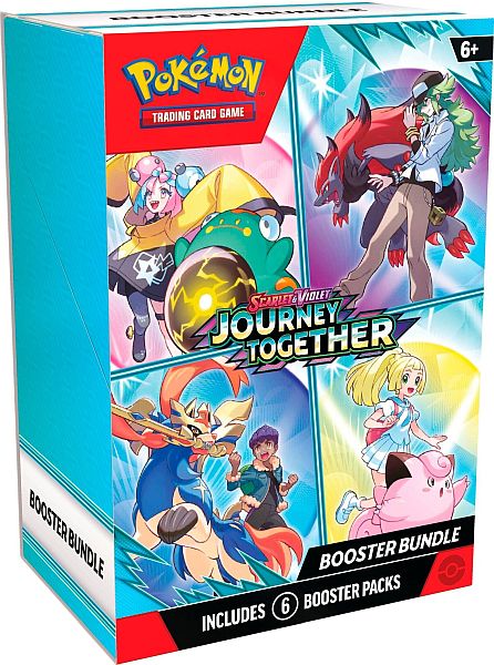 Pokemon Booster Pakke - SV09 - Scarlet & Violet: Journey Together Booster Pack Bundle (Box med 6 Boosters)
