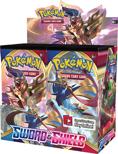 Pokemon Display (Booster Box) - SWSH01 - Sword & Shield: Base Set - 36 Boosters