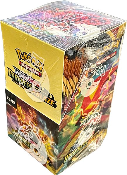 Pokemon Half-Size Display (Halv Booster Box Sealed) - SWSH03 - Sword & Shield: Darkness Ablaze - 18 Boosters
