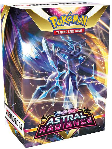 Pokemon Sword & Shield: Astral Radiance - Build & Battle Kit (Prerelease Box) - Promokort, 4 Boosters og mere!