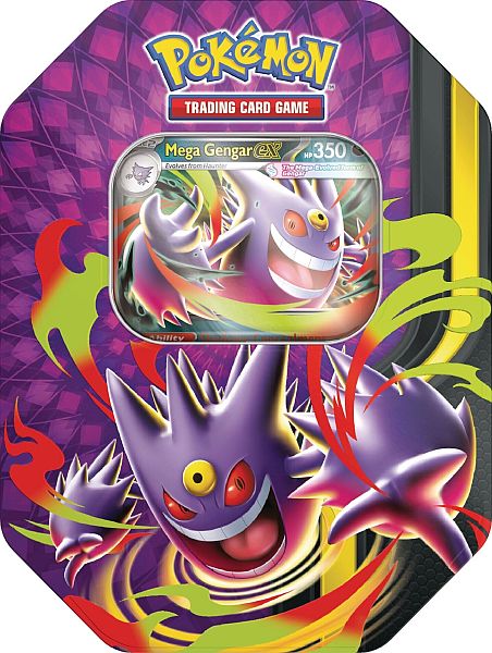 Pokemon Tin Kasse - 2026 Wave 2 Summer: Mega Gengar ex - Mega Moonlit Collector's Tin Box (4 Boosters)