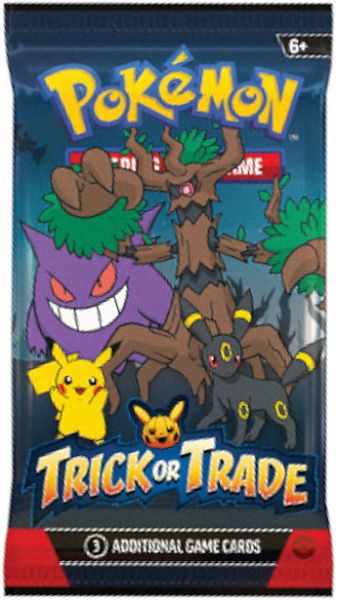 Pokemon Booster Pakke - Trick or Trade 2024 (Halloween) Mini Booster Pack (3 Kort)