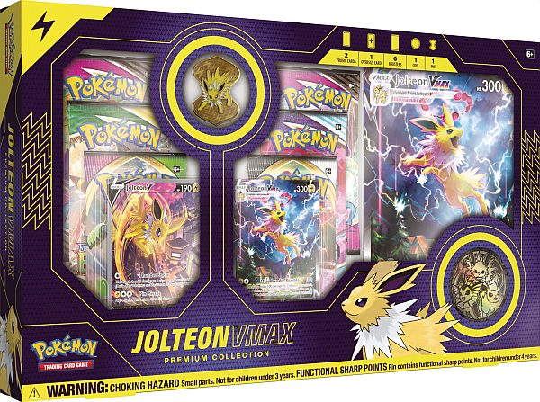 Pokemon  VMAX Box: Jolteon VMAX Premium Collection (USA version) (6 Boosters)