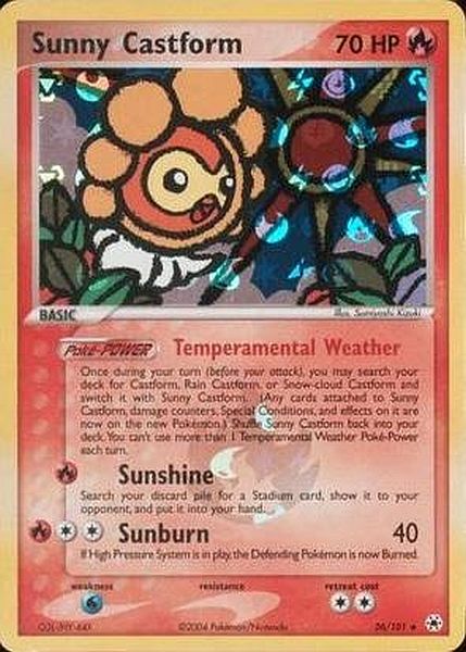 Sunny Castform (EX Hidden Legends Nintendo)