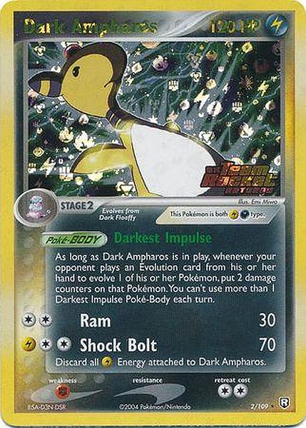 Dark Ampharos (EX Team Rocket Returns Singles Nintendo)