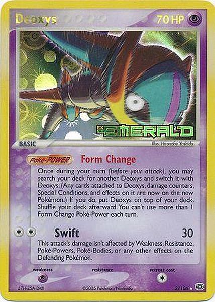 Deoxys (Speed) (EX Emerald Nintendo)