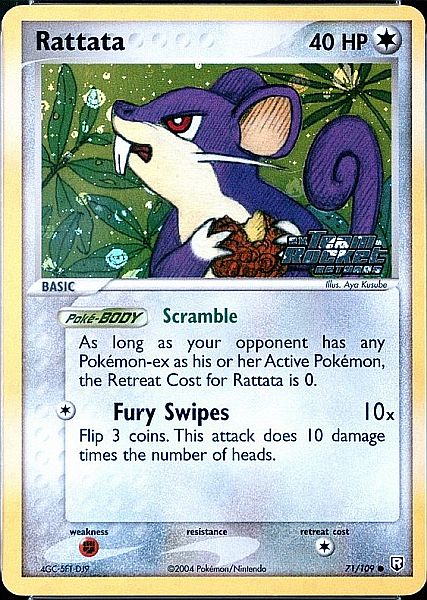 Rattata (EX Team Rocket Returns Singles Nintendo)