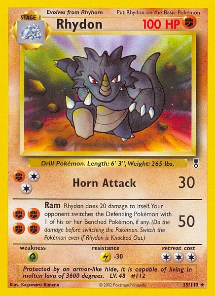 Rhydon (Legendary Collection WoTC)