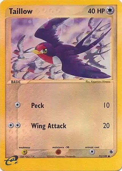 Taillow (EX Ruby and Sapphire Nintendo)