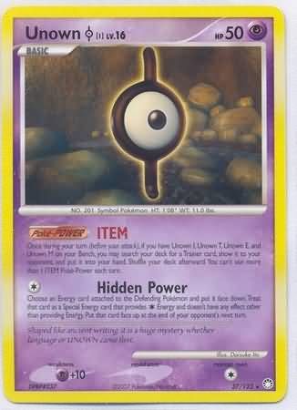 Unown I (Diamond and Pearl Mysterious Treasures Singles)