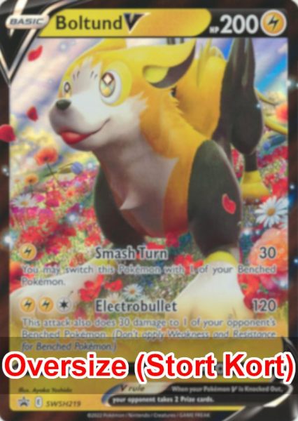 Boltund V - SWSH219 (V Box) - Pokemon Oversized Promo