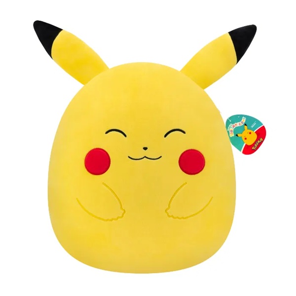 Pokemon - Squishmallows - Happy Pikachu - Plush/Bamse 35cm