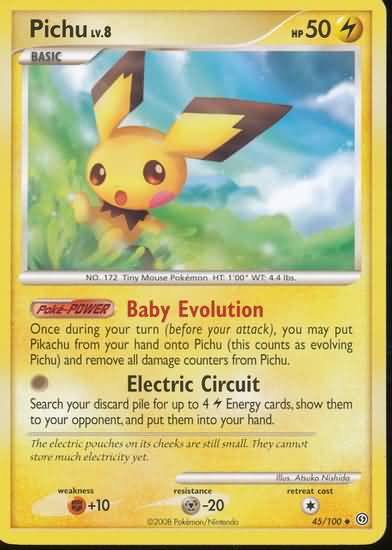 Pichu (Diamond and Pearl StormFront Singles)
