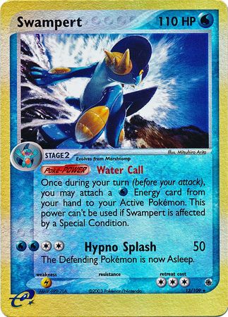 Swampert (EX Ruby and Sapphire Nintendo)