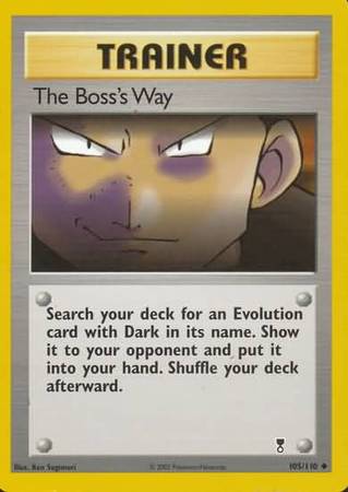 The Boss's Way (Legendary Collection WoTC)