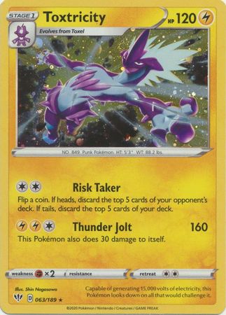 Toxtricity - Cosmos Holo (Pokemon Sword & Shield: Darkness Ablaze)