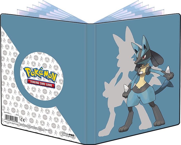 Mappe - Pokemon - Lucario (2022) - Album - 4-Pocket (Holder 80 kort + 4 Oversized kort) UltraPro #15859