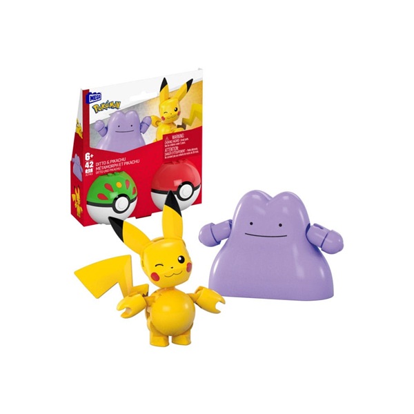 Pokémon - Mega Construction Set - Poké Ball Collection: Pikachu & Ditto